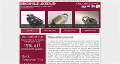 Desktop Screenshot of gibsonvillelocksmith.com